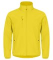 Heren Softshell Jas Clique Classic 0200910 lemon